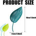 12-pack Leaf Plant Watering Funnels  3 Color Creative Devices For Indoor outdoor