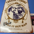 Cheech And Chong Signed Up In Smoke Metal Sign Autographed Comedians Smoking