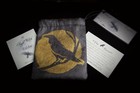 Raven And Moon Rune Bag Viking Wicca Pagan Witchcraft 