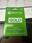Microsoft Xbox Live Subscription 3 12 Month Gold Membership Card