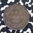 1907-h Canada Large Cent Lot c6771 Key Date 