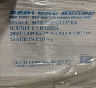 Redibag Hybrid Pe Gloves  Size Small  2 000 Count 