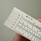 Vintage Sterling No  587 Slide Rule - Made In Usa - 6  Length