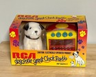 Vintage Rca Dog-gone Great Clock Radio Rp-3601k9 Puppy Dog Alarm Nib Sealed