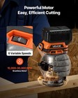 Vevor Cordless Wood Router 18v Brushless Compact Variable Speed Palm Trimmer
