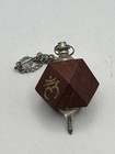 Stone Carved Chakra Pendulum On Chain Preowned 