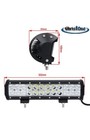 12    168w Cree Spot Flood Led Work Light Bar W  Wire Kit Offroad