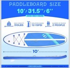 Premium Inflatable Paddle Board Stand Up Paddle Boards 10 x31  x6   Paddleboard