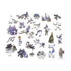 Enjoying The Carols  467 Piece Wooden Jigsaw Puzzle 