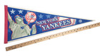 New York Yankees Statue Of Liberty Vintage Full Size Pennant Mlb
