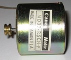 Canon 12v Dc Motor With Brass Pulley - 2mm Shaft - 3800rpm Cassette Deck Drive