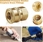 Pressure Washer Couplers Brass Fittings 2 Pack 3 8 Inch Quick Connect To Female
