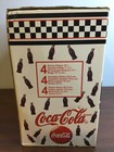 Vtg Collector s Coca-cola Coke   s 16 Piece Glass Dinner Dish Set New In Box