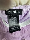 Zunie Tulle Tutu Skirt Girls 7 8 Purple Silver Glitter Unicorn Stars Horse Mesh