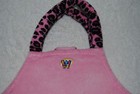 Webkinz Ganz Plush Pet Carrier Or Purse Pink Leopard