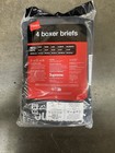 Supreme Hanes Boxer Briefs  4 Pack  Black 2x-large
