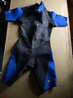O   neill Xs4d Short Wet Suit Size M Older Style   7292 Blue-black
