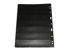 5 Lighthouse Vario 7 Pocket Black Stamp Stock Album Pages Binder Sheets