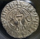 Levon I  1198-1219  Armenia  Crusades  Ar Tram  Medieval Silver Coin  Ngc F