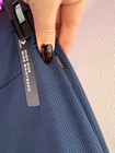 Girls Converse Ribbed Navy Blue High-rise Wide Waistband Flare Leggings Nwt