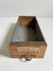 Vintage Wc Heller Sectional Library Cabinet Drawer  Apothecary File  5x3x12 