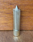 Vtg Revlon Super Lustrous Refillable Gold   tone Metal Lipstick Case W  Bullet