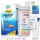 11-in-1 Aquarium Test Strips - 950 Tests  150 Strips  Water Testing Kit   Ebook