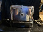 Vintage Toast-o-lator C Model Black Bakelite Toaster 1940s Art Deco Tested Works