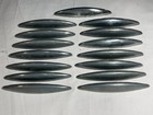 15 Vintage Mid-century Modern Nickle Pewter Finish Dresser Drawer Pulls