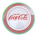 Set 4 Coca-cola Gibson Plastic 10 25  Dinner Plates Multicolor Retro Nostalgia