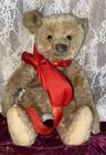Antique 1906 Steiff Fully Jtd Teddy Bear With Hump  Shoebutton Eyes W button