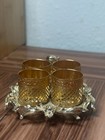 Vintage Lipstick Holder - Metal   Gold - Great Shape   