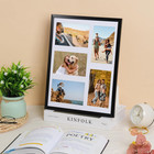 Collage Picture Frame With Clear Plexiglass  Displays 5pcs 4x6 Photos Or Use As