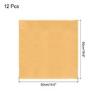 12pcs Gold Satin Table Napkins Polyester Square Bright Table Napkin 20  20 Inch