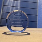 Vtg Ebay Employee Recognition Lucite Paperweight Merger Shopping com 2005 Swag