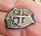 Spanish Colonial Bolivia 1760 Reales Silver Cob Clear Date Full Weight Rare Thus