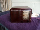 Vintage Rca Victor Model 1x Am Tube Radio   Rca Nipper  Serviced And Works Well