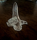 Waterford Crystal Flying Eagle Sculpture Fred Curtis Design 7  Marked - Ds29