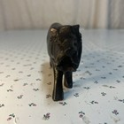 Vintage African Ebony Wood Roaring Lion Figurine Kenya Hand Carved 4   