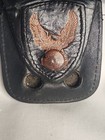Harley Davidson Black Brown Eagle Leather Lighter Zippo Holder Case Only