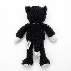 Vintage Unipak Black White Pink Plush Cat Long Legs Stuffed Animal 16    Cute