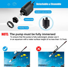 Aquarium Gravel Cleaner  6-in-1 Electric Fish Tanks Gravel Vacuum Cleaner Set Fo
