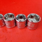 New 1 4 To 1  Craftsman Easy Read 13 Piece 3 8 Drive 6pt Shallow Sae Socket Set