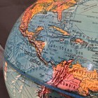 World Globe Vintage 1983 Scan-globe A s Denmark Lighted With Spotlight