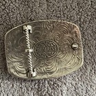 Nocona United We Stand Usa With Eagle Belt Buckle 