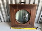 Rare Huge Vintage Antique Wood Framed Print Shop Lens