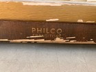 Philco Transitone 52-549 Vintage Am 5 Tube Radio Brown Wood Case