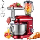 3in1 6qt Food Stand Mixer 650w 6-speed Meat Grinder Juice Blender Etl Certified
