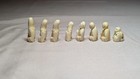 Vintage Hand-carved Miniature Asian Figurines Lot Of 8 Detailed Figures