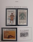 Canada - 1975 - 76 - Lot Of Stamps  On Album Page- Used